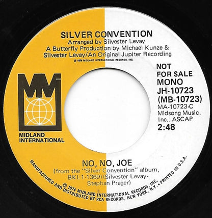 Silver Convention : No, No, Joe (7", Single, Mono, Promo)