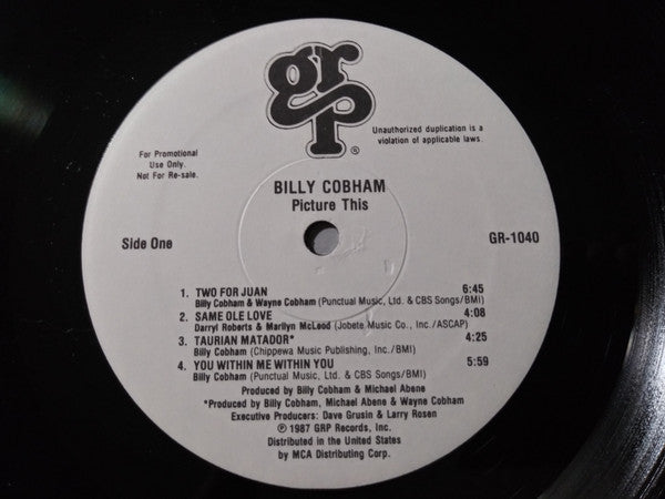 Billy Cobham : Picture This (LP, Album, Promo)