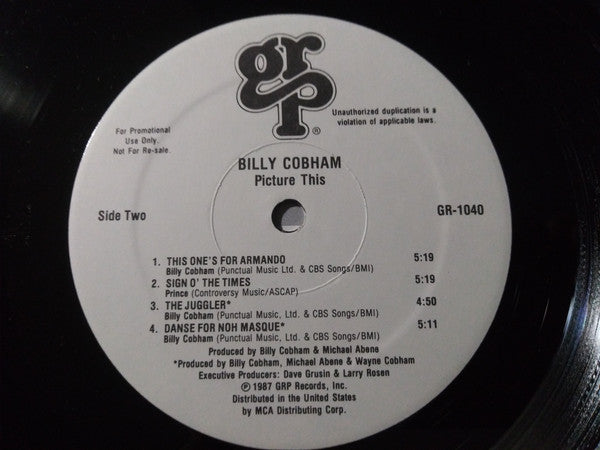 Billy Cobham : Picture This (LP, Album, Promo)