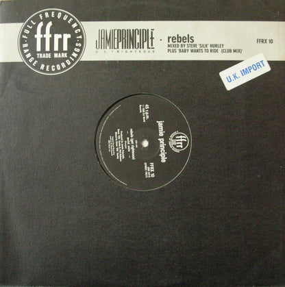 Jamie Principle : Rebels (Get Righteous) (12")