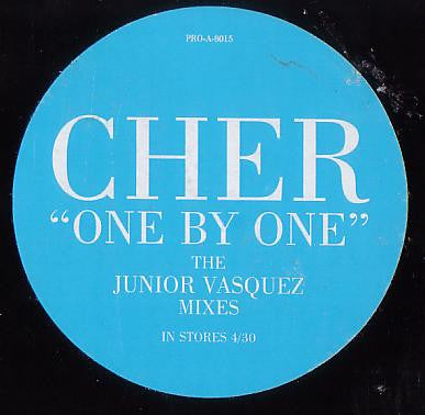 Cher : One By One (The Junior Vasquez Mixes) (12", Promo)