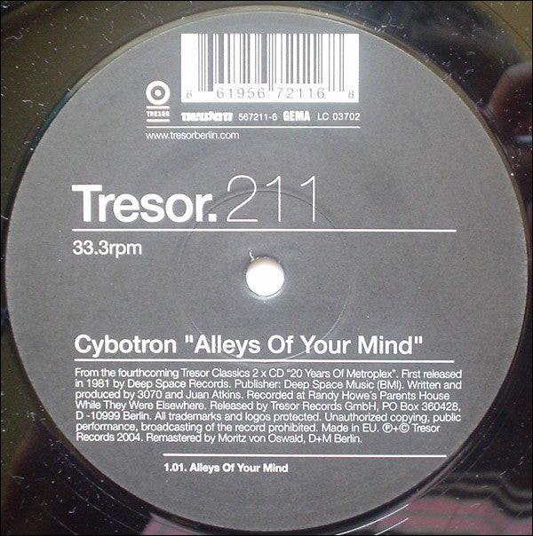 Cybotron / Model 500 : Alleys Of Your Mind / Off To Battle (12")