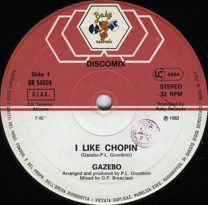 Gazebo : I Like Chopin (Disco Mix) (12")