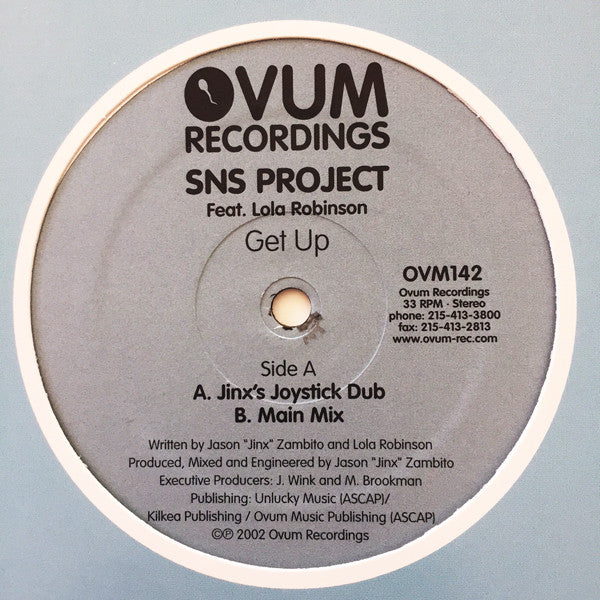 SNS Project : Get Up (12")