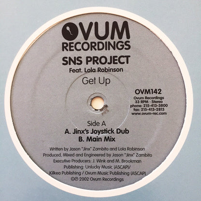 SNS Project : Get Up (12")