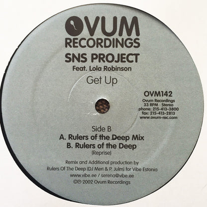 SNS Project : Get Up (12")
