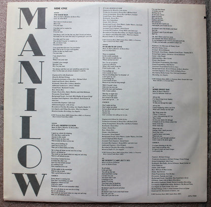 Barry Manilow : Manilow (LP, Album)