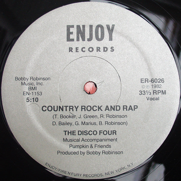 The Disco Four* : Country Rock And Rap (12")