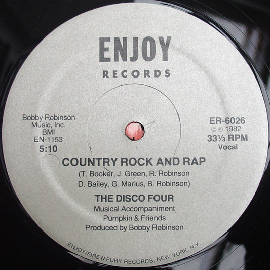 The Disco Four* : Country Rock And Rap (12")