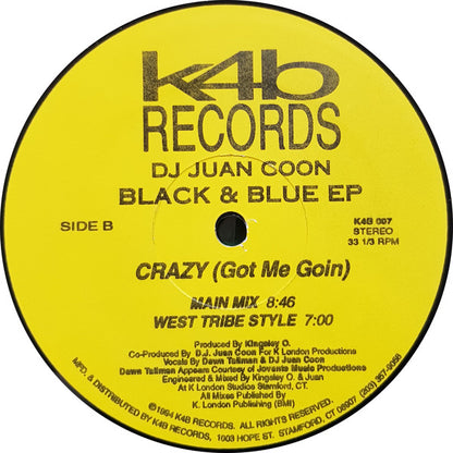 DJ Juan Coon : Black & Blue EP (12", EP)