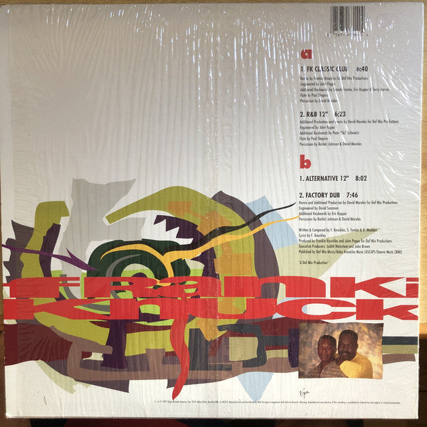 Frankie Knuckles Featuring Shelton Becton : It's Hard Sometime (12")