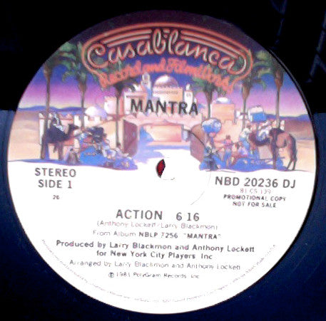 Mantra (4) : Action (12", Promo)