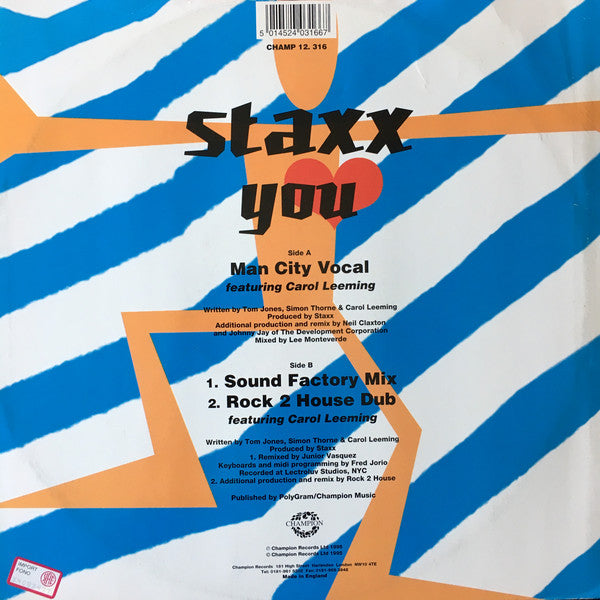 Staxx : You (12")