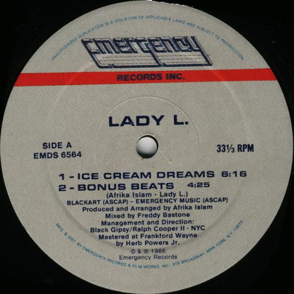Lady L. : Ice Cream Dreams (12")