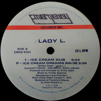 Lady L. : Ice Cream Dreams (12")