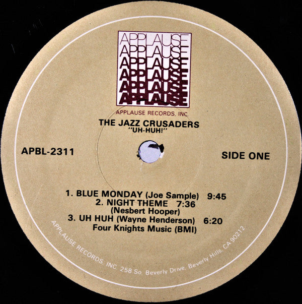 The Jazz Crusaders* : Uh Huh (LP, Album, RE, Sou)