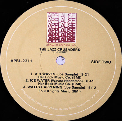 The Jazz Crusaders* : Uh Huh (LP, Album, RE, Sou)