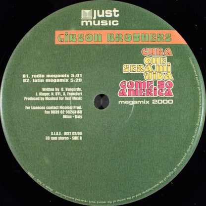 Gibson Brothers : Megamix (12")