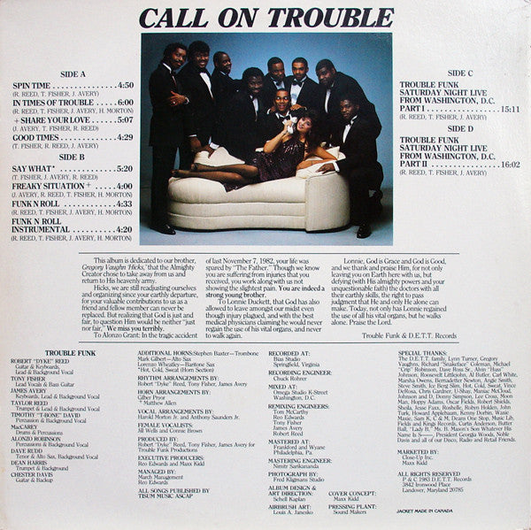 Trouble Funk : In Times Of Trouble (2xLP, Blu)