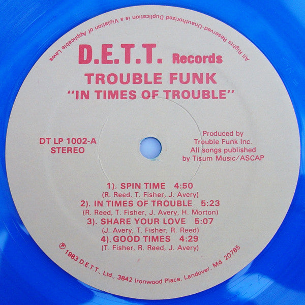 Trouble Funk : In Times Of Trouble (2xLP, Blu)
