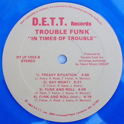 Trouble Funk : In Times Of Trouble (2xLP, Blu)