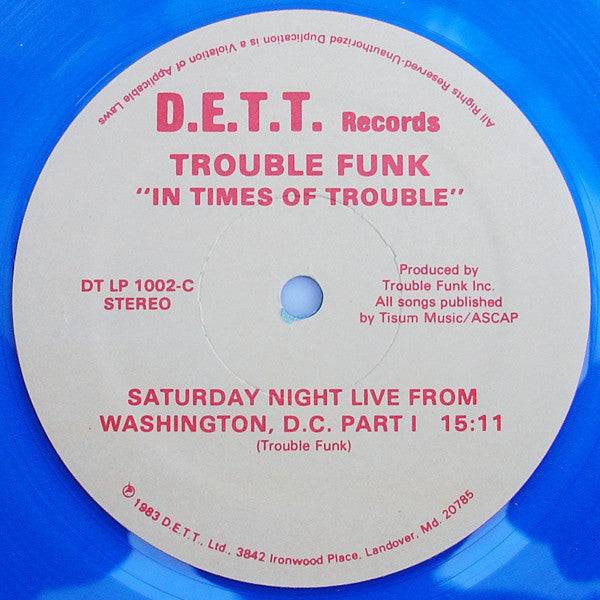 Trouble Funk : In Times Of Trouble (2xLP, Blu)