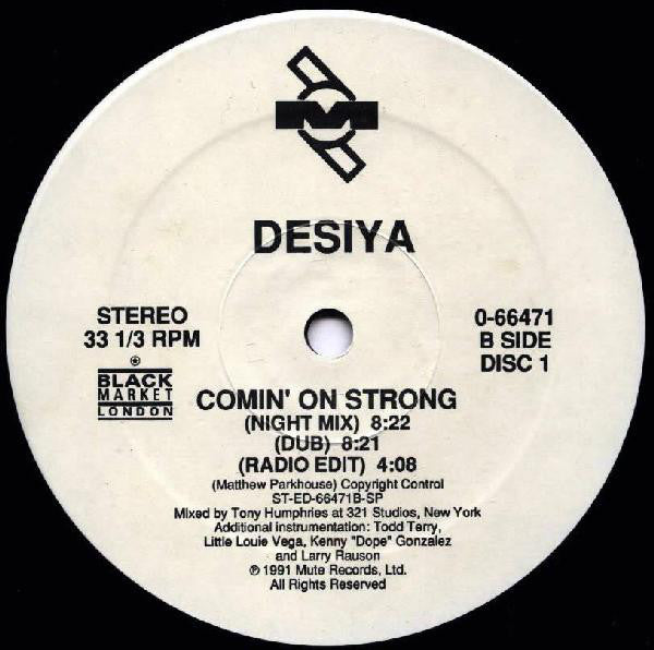 Desiya : Comin' On Strong (2x12")