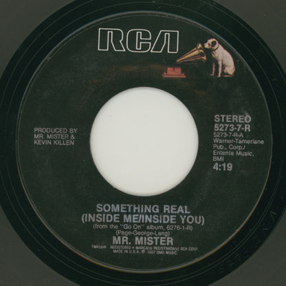 Mr. Mister : Something Real (Inside Me/Inside You) (7", Single)