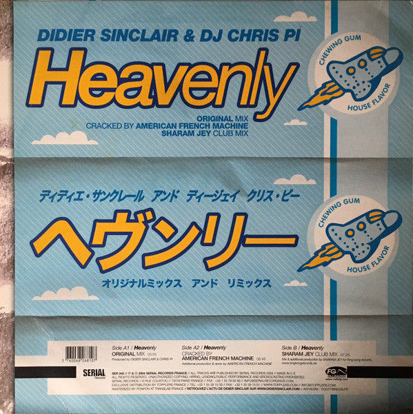 Didier Sinclair & Chris Pi : Heavenly (12")