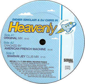 Didier Sinclair & Chris Pi : Heavenly (12")
