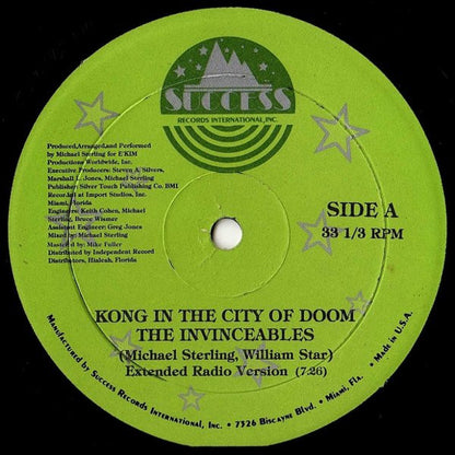The Invinceables : Kong In The City Of Doom (12")