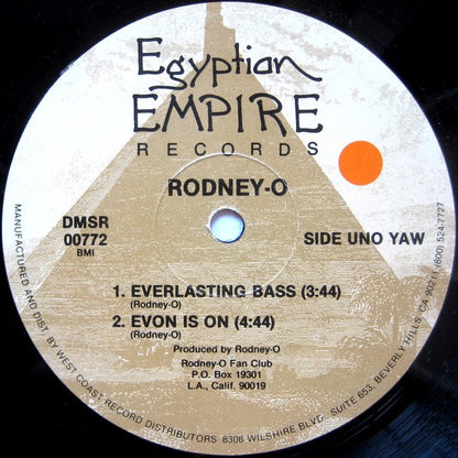 Rodney-O* : Everlasting Bass (12", RP)
