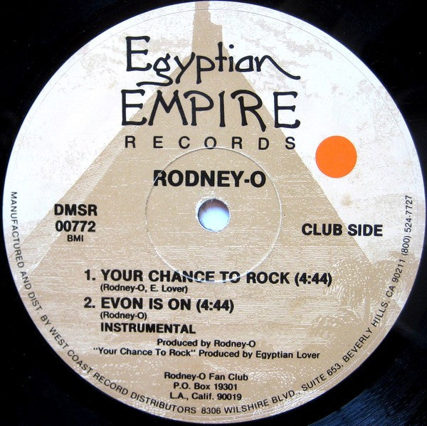 Rodney-O* : Everlasting Bass (12", RP)