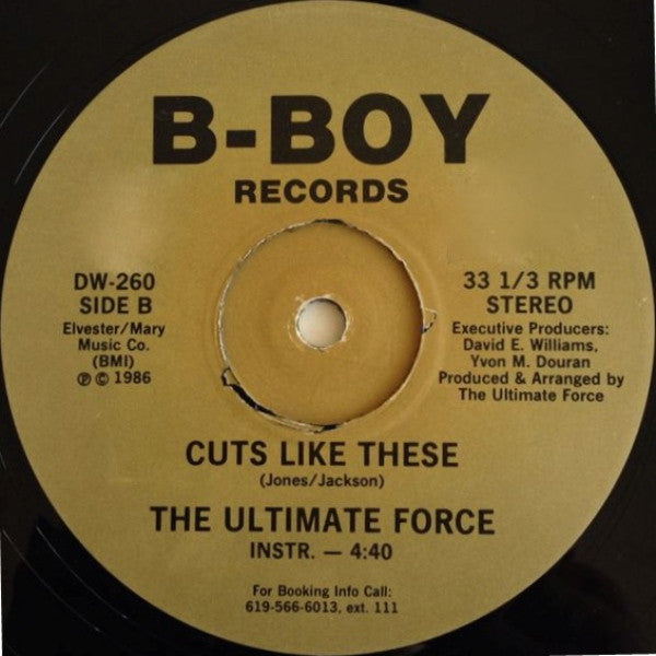 The Ultimate Force : Cuts Like These (12")