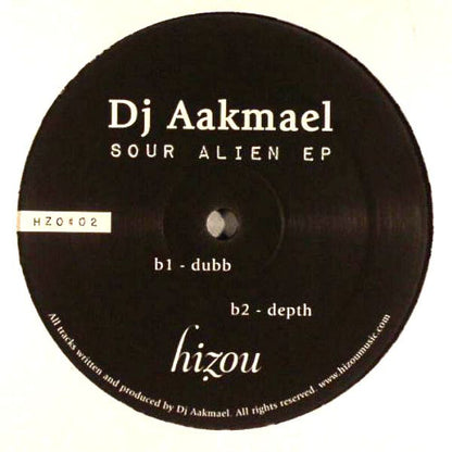 Dj Aakmael : Sour Alien Ep (12", EP)