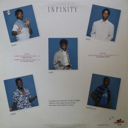 Infinity (48) : Come On And Be My Girl / Magic Man (Cast Your Spell) (12")