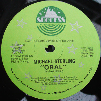 Michael Sterling : Oral (12")