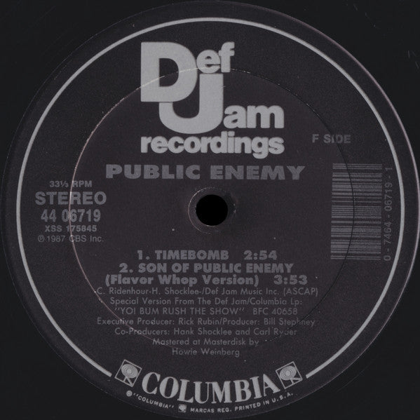 Public Enemy : Public Enemy No. 1 (12")