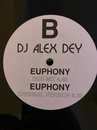 DJ Alex Dey : Euphony (12")