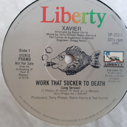 Xavier (2) : Work That Sucker To Death (12", Promo)