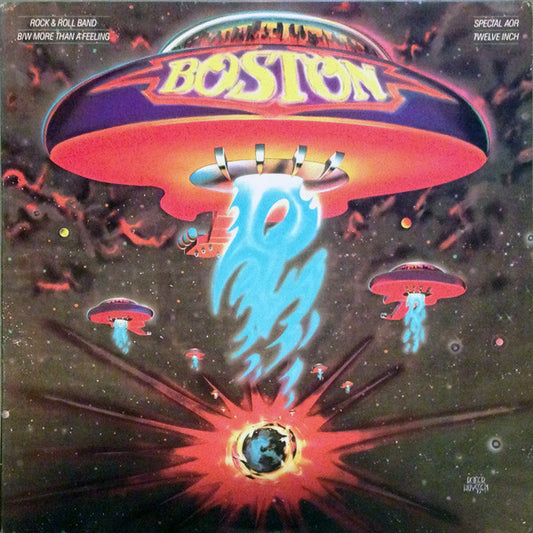 Boston : Rock & Roll Band / More Than A Feeling (12", Promo, Car)
