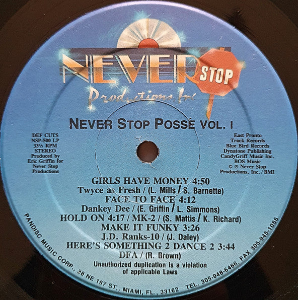 Various : Never Stop Poss'e! Rap Revenge Vol. One (LP, Comp)