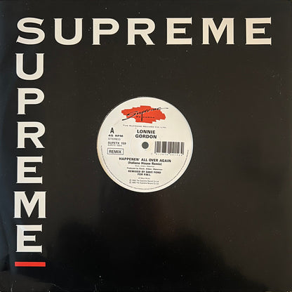Lonnie Gordon : Happenin' All Over Again (Remix) (12")