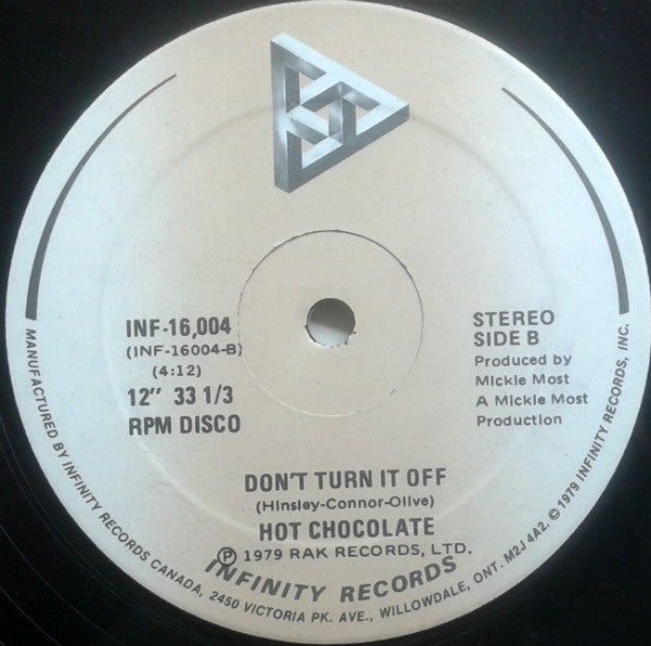 Hot Chocolate : Going Through The Motions (12")