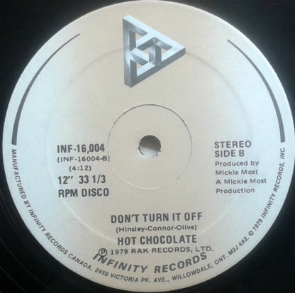 Hot Chocolate : Going Through The Motions (12")