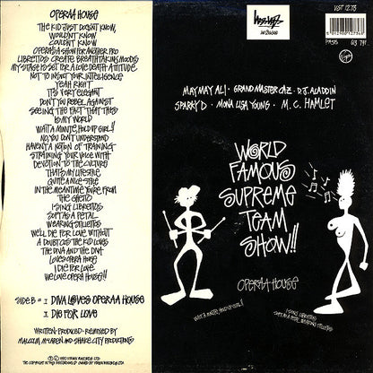 Malcolm McLaren Presents The World Famous Supreme Team Show* : Operaa House - Aria On Air (12")
