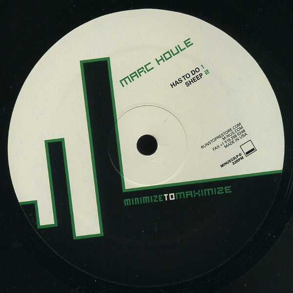 Marc Houle : Restore (2xLP, Album)