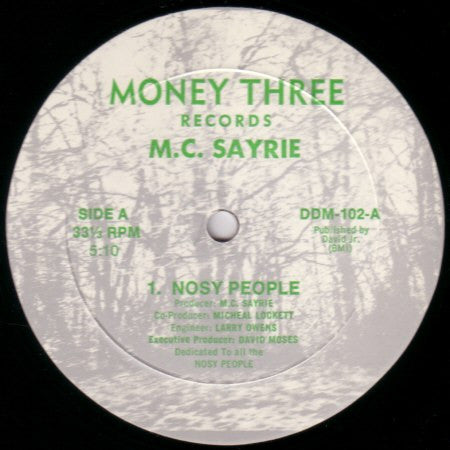 M.C. Sayrie : Nosy People (12")