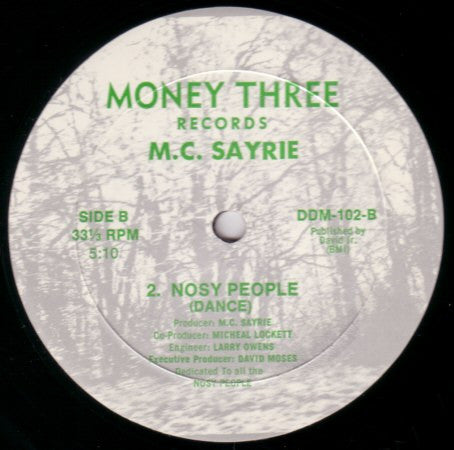 M.C. Sayrie : Nosy People (12")