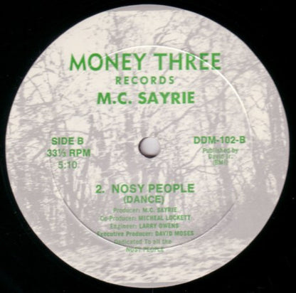M.C. Sayrie : Nosy People (12")